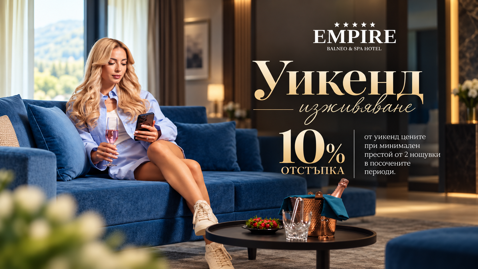 Уикенд пакет октомври и ноември в Empire Balneo & Spa Hotel, Хисаря